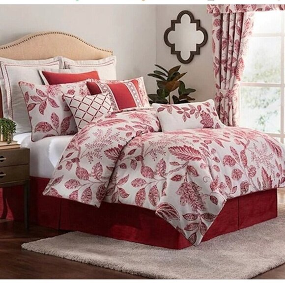 Rose Tree Other - NWT NEW ROSE TREE EURO Sham Savoy Polyester Red MSRP: $79